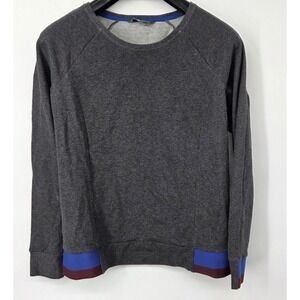 The North Face Women's Long Sleeve Crewneck Sweatshirt Size Medium‎ Gray Stretch